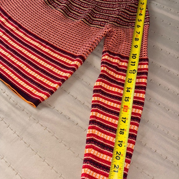 Zara Knit Multicolor Striped Women's Sweater - Picture 3 of 5